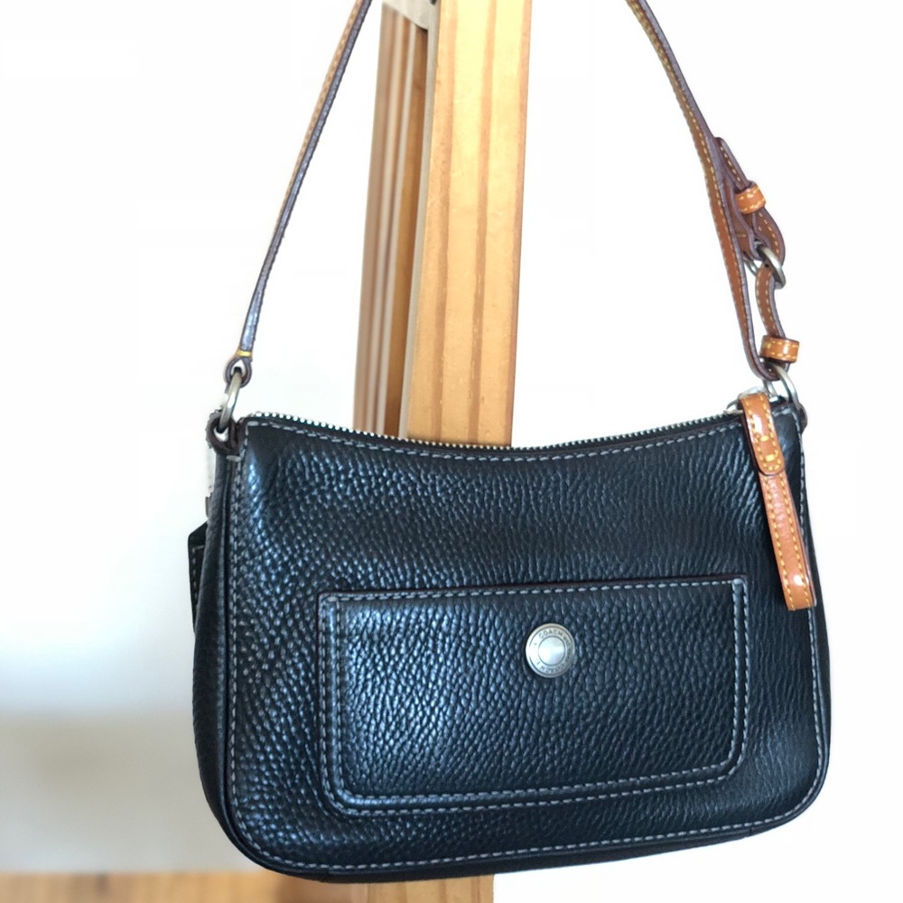 Coach Black and Brown Hobo Bag